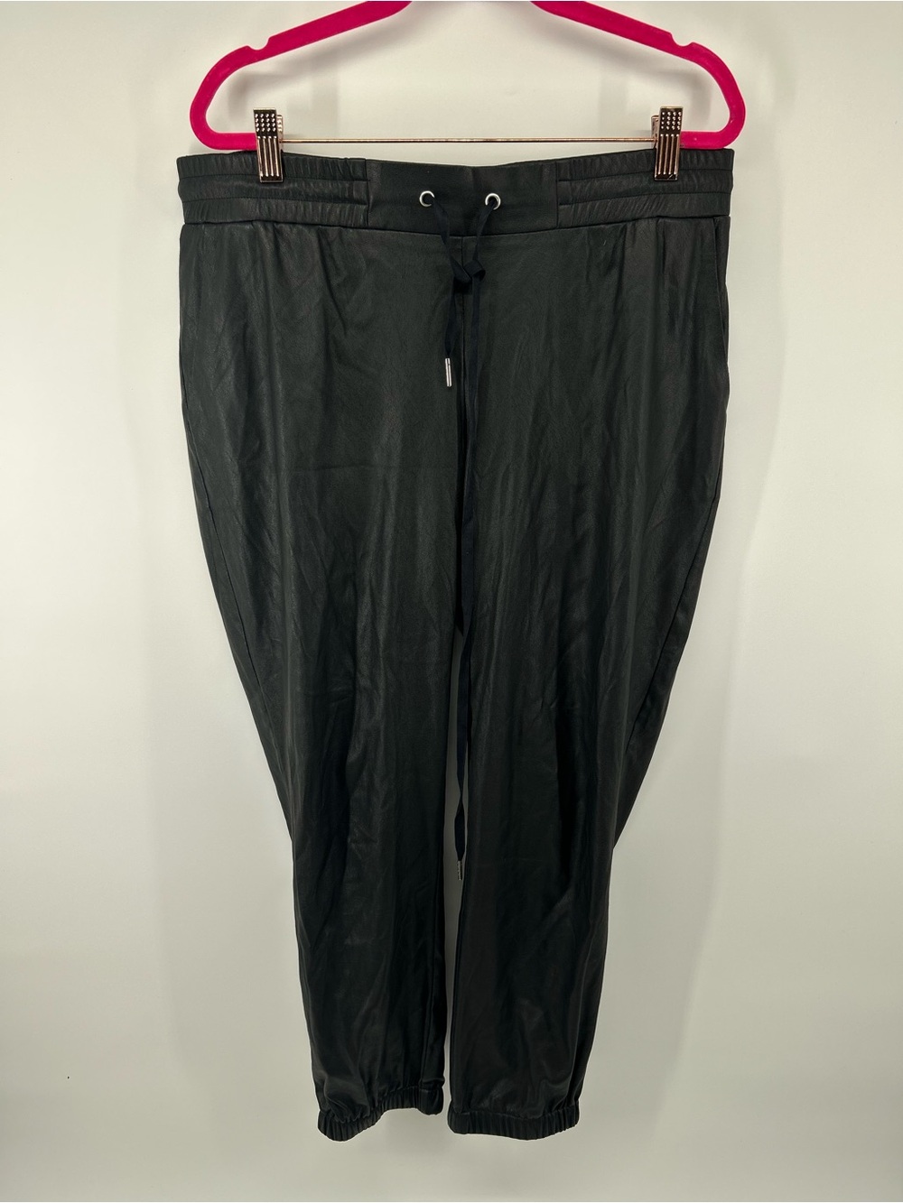 Women's Black Drawstring Jogger Pants